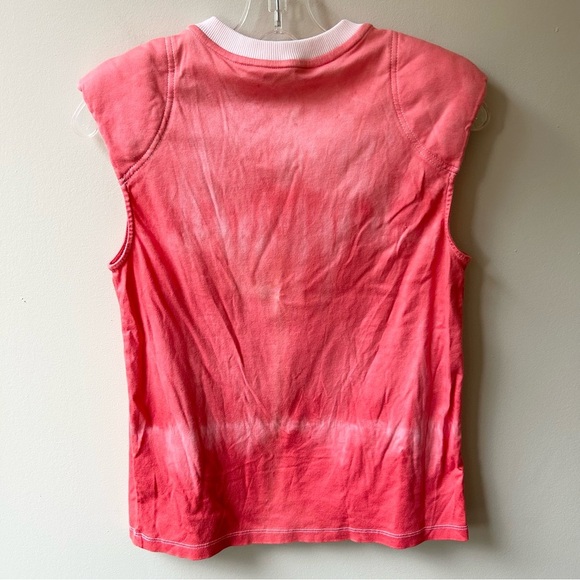 NWOT Tibi padded shoulder tie dye t-shirt - Picture 6 of 9